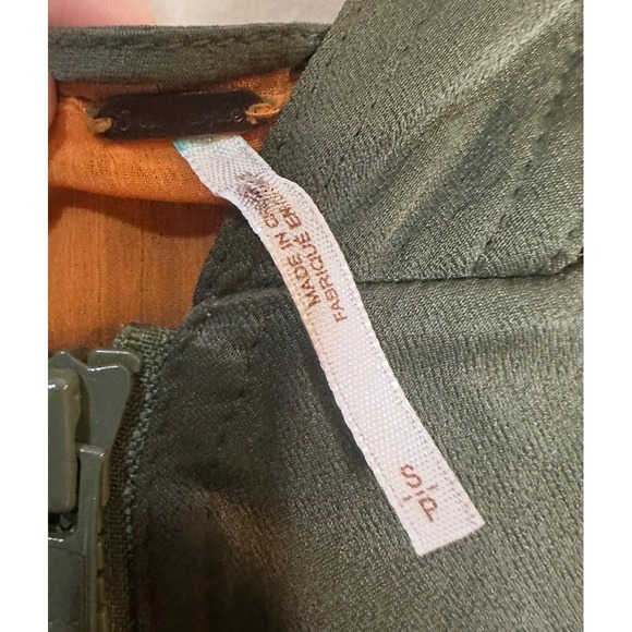 Free People Movement Olive Green Mesh Panel Hooded Bomber Jacket OB590918 Small - Picture 3 of 7